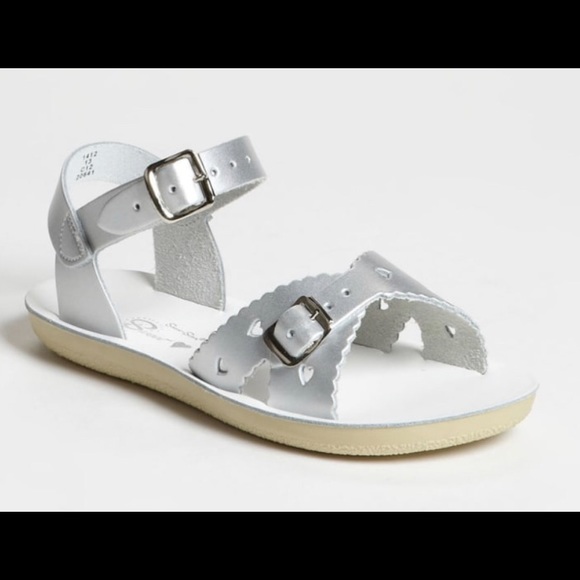 Salt Water Sandals by Hoy Other - Silver salt water sandals